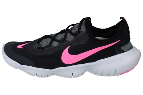 Nike Free RN 5.0 Unisex CJ2079-001 (Black/Pink Glow-Smoke Grey-PH), Size 5.5