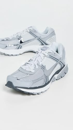Nike Men's Zoom Vomero 5 Sneakers, Summit White/Metallic Silver, 9.5 Medium US