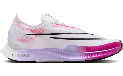 Nike Streakfly Men's Road Racing Shoes (DJ6566-104, White/Vivid Grape/Purple Agate/Black) Size 12