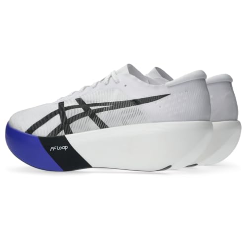 ASICS Unisex METASPEED RAY Running Shoes, 12M / 13.5W, White/Cobalt Burst