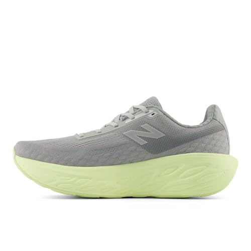 New Balance Men's Fresh Foam X 1080 V14 Running Shoe, Raincloud/Limelight/Silver Metalic, 11 M