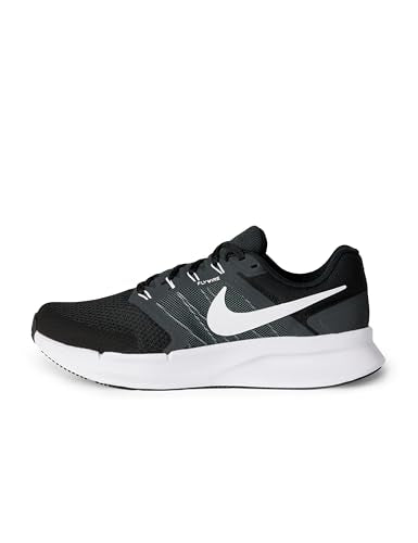 Nike Women's Run Swift 3 Road Running Shoes, Black/White-Dark Smoke Grey, 7.5