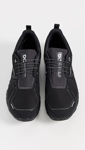 On Men's Cloud 6 WP Sneakers, Black/Black, 10 Medium US