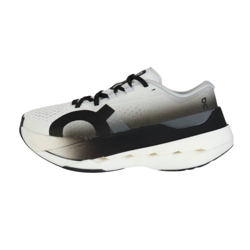On Cloudboom Max Running Shoes Womens Road, White Black, 8.5