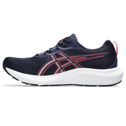 ASICS Men's Gel-Contend 9 Running Shoes, 7.5, Midnight/Flash RED
