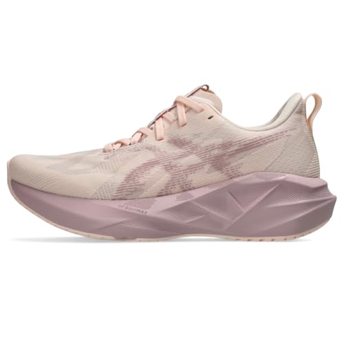 ASICS Women's NOVABLAST 5 Running Shoes, 9.5, Pearl Pink/MORGANITE