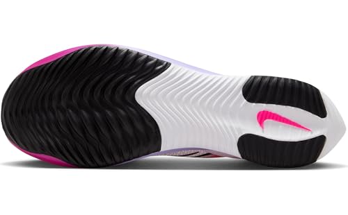Nike Streakfly Men's Road Racing Shoes (DJ6566-104, White/Vivid Grape/Purple Agate/Black) Size 13