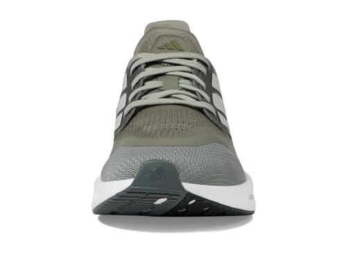 Adidas Men's Pureboost 5, Silver Pebble/Wonder Beige/Olive Strata, 11.5