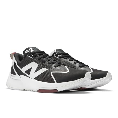 New Balance Women's FuelCell Romero Duo V2 Trainer Softball Shoe, Black/White, 9 M