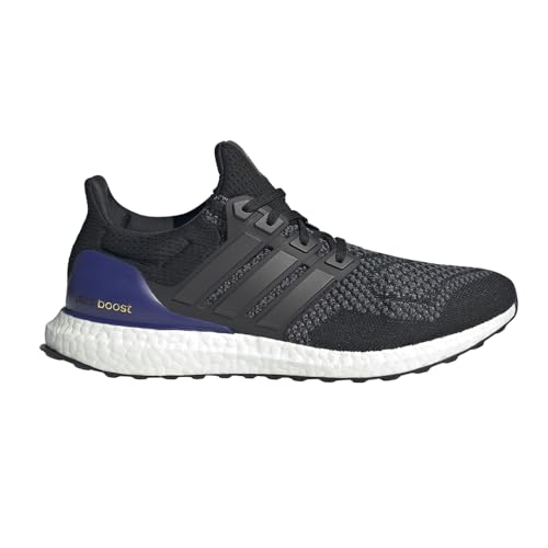 adidas Men's Ultra Boost Black/Purple Running Shoe 8.5 Men US