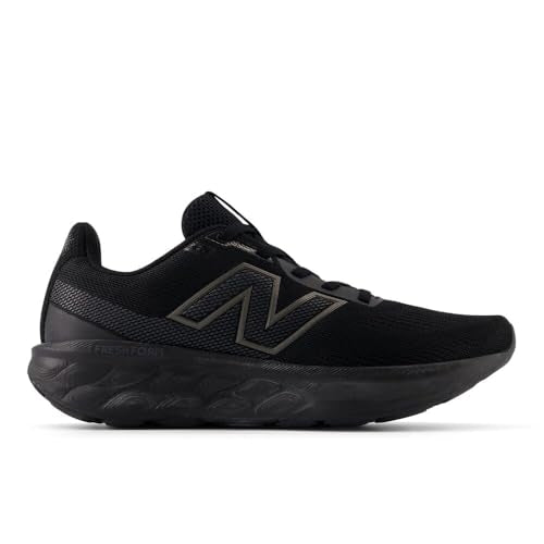 New Balance Women's Fresh Foam 520 V9 Running Shoe, Black/Black/Black Metallic, 10 M