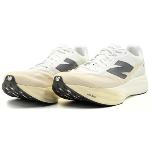 New Balance | FuelCell SuperComp Elite v5 | Women's | Linen/White/Gold Metallic