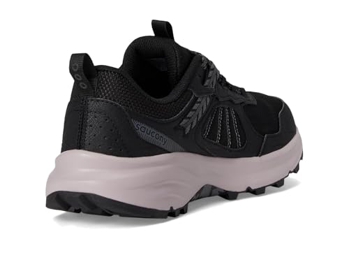 Saucony Women's Excursion Tr17 Sneaker, Black/Woodrose, 9