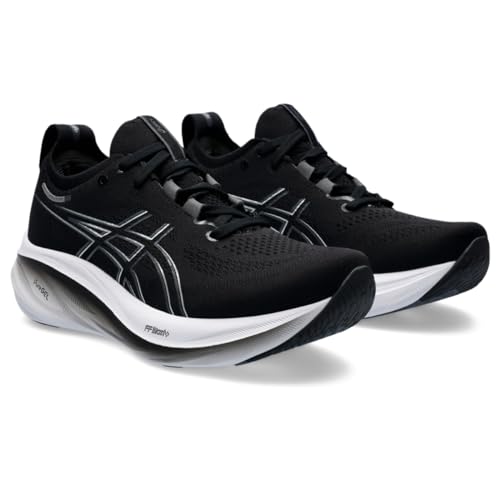 ASICS Women's Gel-Nimbus 26 Running Shoe, 10, Black/Graphite Grey