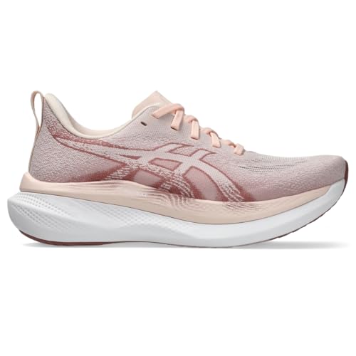 ASICS Women's GLIDERIDE MAX 2 Running Shoes, 9.5, Pearl Pink/Dusty RED