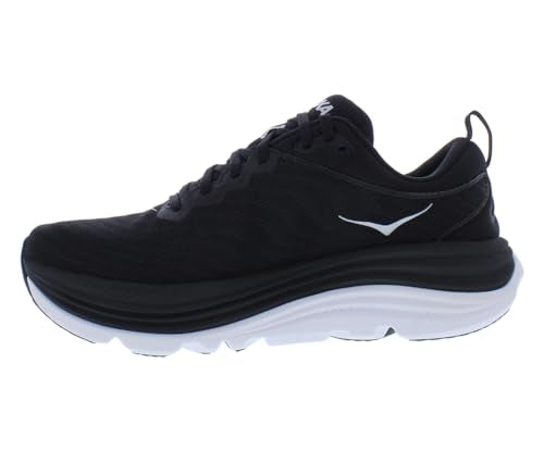 HOKA ONE ONE Gaviota 5 Mens Shoes Size 8, Color: Black/White - alternate view 3