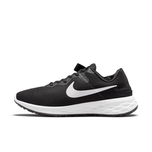 Nike Men's Revolution 6 FlyEase Next Nature Easy-On-and-Off Road Running Shoes (8, Black/Iron Grey/White) - product image