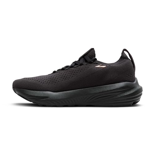 Brooks Women’s Glycerin Stealthfit 22 Neutral Running Shoe - Black/Grey/Rose Gold - 8.5 Medium