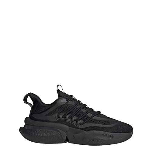 Adidas Men's AlphaBoost V1 Running Shoe, Black/Grey/Carbon, 13