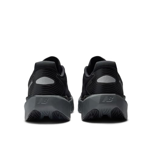 New Balance Men's FuelCell Rebel V5 Running Shoe, Black/Castlerock/Silver Metallic, 10 M