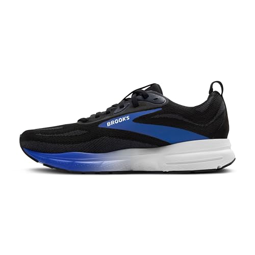 Brooks Men’s Trace 4 Neutral Running Shoe - Black/Cobalt/White - 7.5 Medium