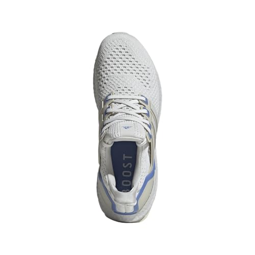 Adidas Women's Ultraboost 1.0, Crystal White/Crystal White/Powder Yellow, 7