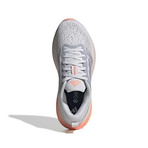 adidas Women's Response Pace Running, Dash Grey/Silver Metallic/Beam Orange, 8