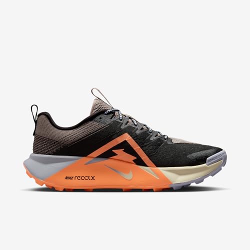 Nike Wildhorse 10 Men's Trail Running Shoes (Black/Malt/Ghost/Orange Pulse) Size 12