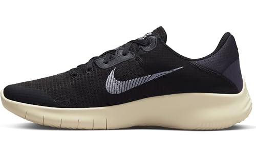 Nike Flex Experience RN 12, Men's Training, Black Indigo Haze Gridiron Coconut Milk, 9 UK