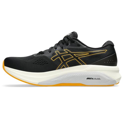 ASICS Men's GT-4000 4 Running Shoes, 12, Black/Amber