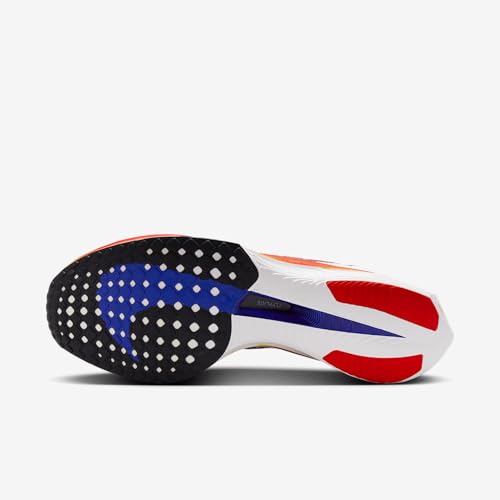 Nike Vaporfly 3 Men's Road Racing Shoes (HQ3504-100, White/Black/University Red/Habanero Red) Size 7
