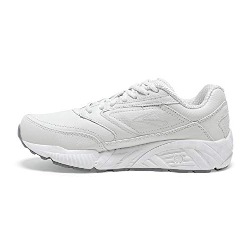 Brooks Womens Addiction Walker Walking Shoe - White - 2A - 10.0