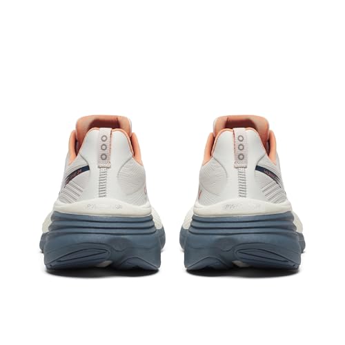 Saucony Men's Hurricane 24 Sneaker, Vanilla/Dusk, 11.5