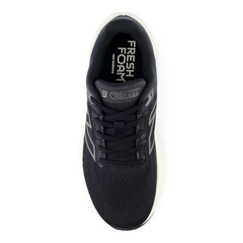 New Balance Women's Fresh Foam X 860 V14 Running Shoe, Black/Phantom/Angora, 5.5 N