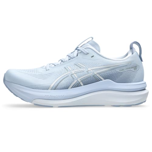 ASICS Women's Gel-Kayano 33 Running Shoes, 8, Solid AIR/Soft Sky