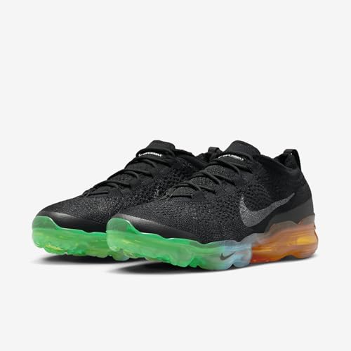 Nike Air Vapormax 2023 Flyknit Men's Shoes (DV1678-014, Black/Green Strike/Light Curry/Black) Size 10
