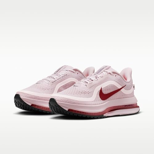 Nike Pegasus Premium Women's Road Running Shoes (Pearl Pink/Bright Crimson/Purple Dynasty/Team Crimson) Size 6