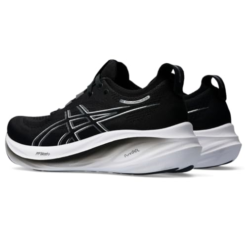 ASICS Women's Gel-Nimbus 26 Running Shoe, 10, Black/Graphite Grey