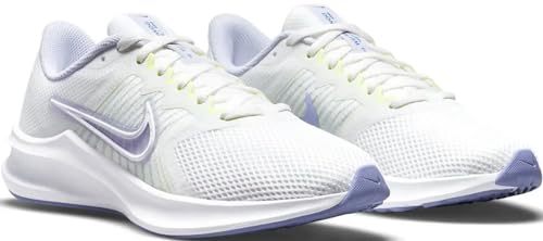 Nike Women's Downshifter 11 Sneaker, White Lime Ice 3413 102, 9.5 US