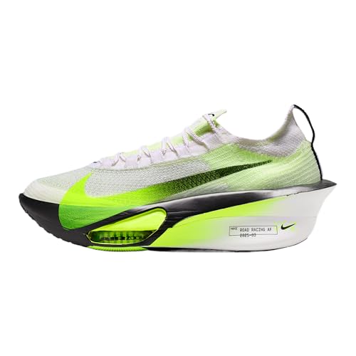 Nike Alphafly 3 Men's Road Racing Shoes (White/Volt/Barely Volt/Black) Size 9