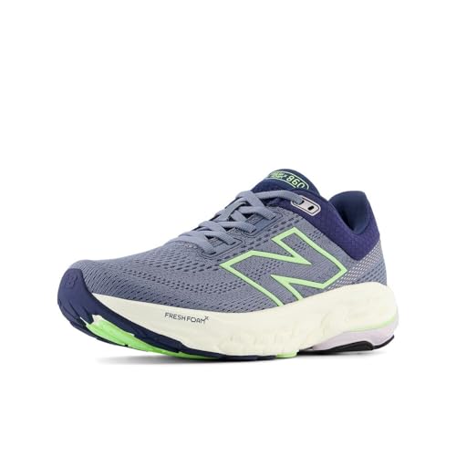 New Balance Women's Fresh Foam X 860 V14 Running Shoe, Arctic Grey/Sea Salt/Bleached Lime Glo, 7.5 M - product image