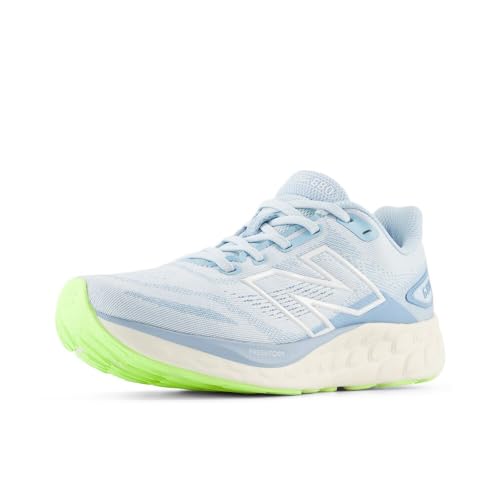 New Balance Women's Fresh Foam 680 V8 Running Shoe, Quarry Blue/Chrome Blue/Sea Salt, 5 W