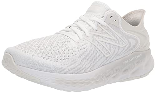 New Balance Men's Fresh Foam 1080 V11 Running Shoe, White/Nimbus Cloud, 14 M US