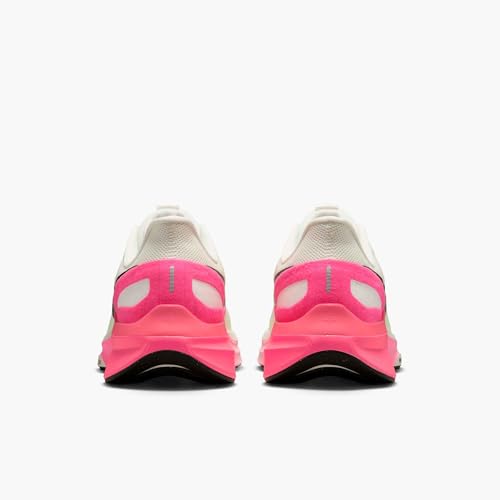 Nike Structure 25 Men's Road Running Shoes (IB7451-100, Sail/Hyper Pink/Bright Crimson/Sequoia) Size 11.5