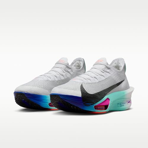 Nike Alphafly 3 Women's Road Racing Shoes (White/Hyper Turquoise/Concord/Black) Size 11