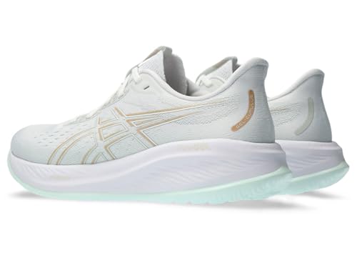 ASICS Women's Gel-Cumulus 26 Running Shoe, 10, White/Pale Mint