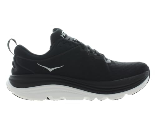 HOKA ONE ONE Gaviota 5 Mens Shoes Size 8, Color: Black/White - alternate view 4