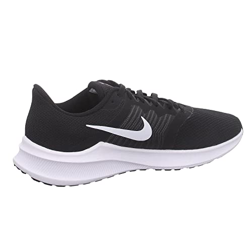 Nike Herren Downshifter 11Low-top, Black Black White Dk Smoke Grey, 7.5 UK