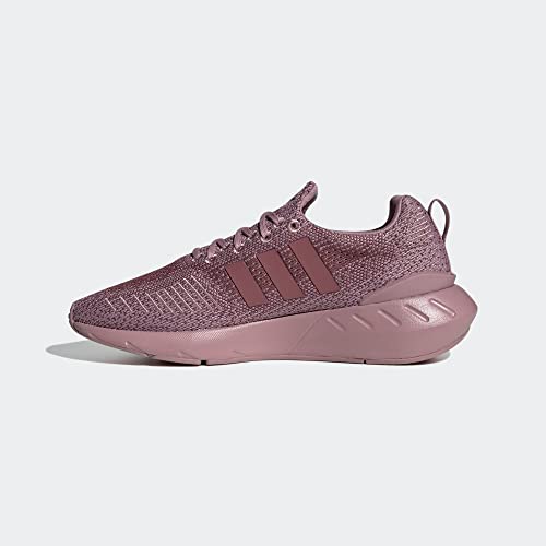 adidas Women's Swift Run 22 Sneaker, Magic Mauve/Magic Mauve/Burgundy, 6