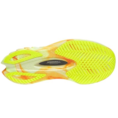Saucony Women's Endorphin Pro 4 Sneaker, Fog/Peel, 9